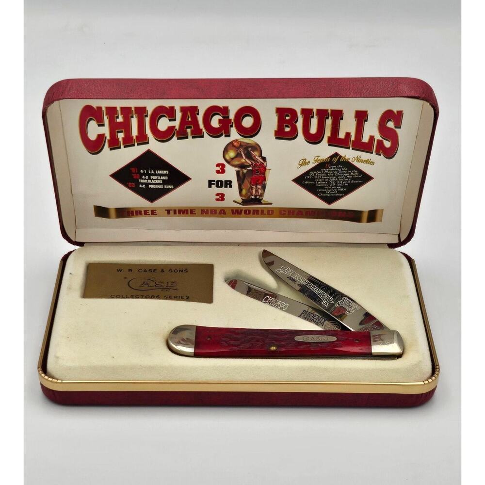 W.R. Case & Sons XX Chicago Bulls NBA World Champion 1991-'92-'93